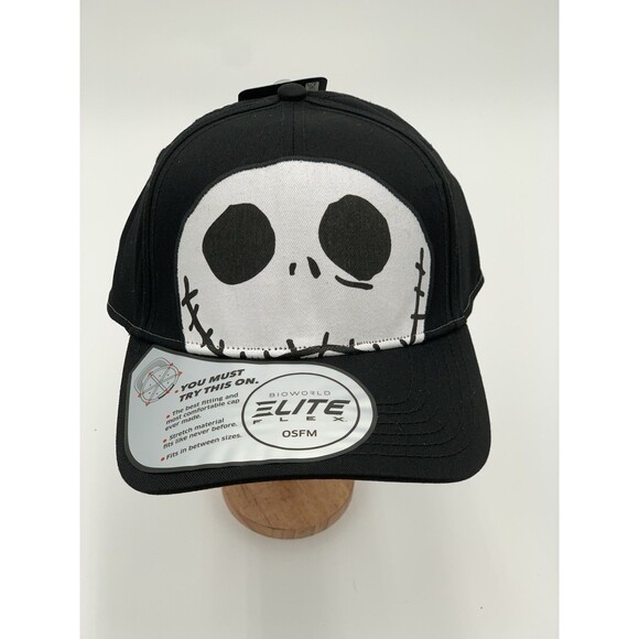 The Nightmare Before Christmas Bioworld Flex Baseball Cap Jack Skellington NWT - Picture 1 of 10